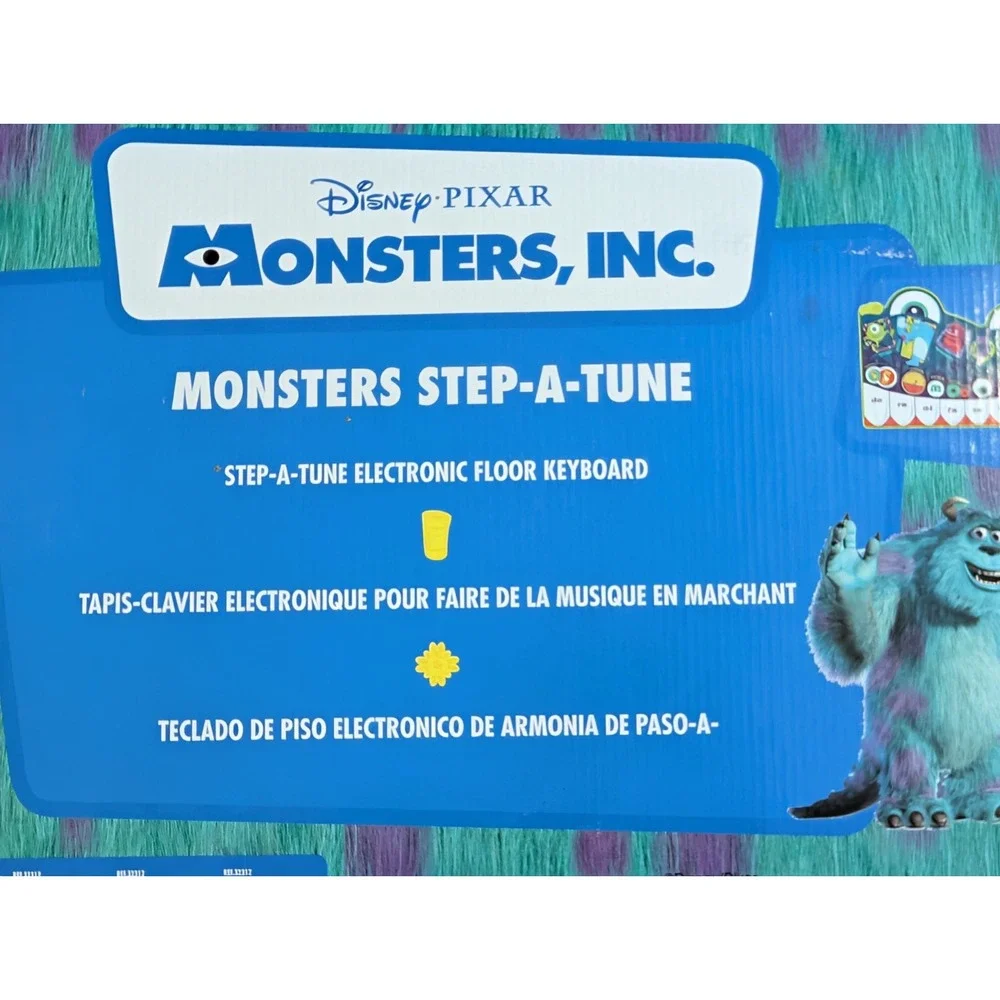 Monsters Inc Step A Tune Electronic Floor Keyboard Disney Store Edition Rare NIB